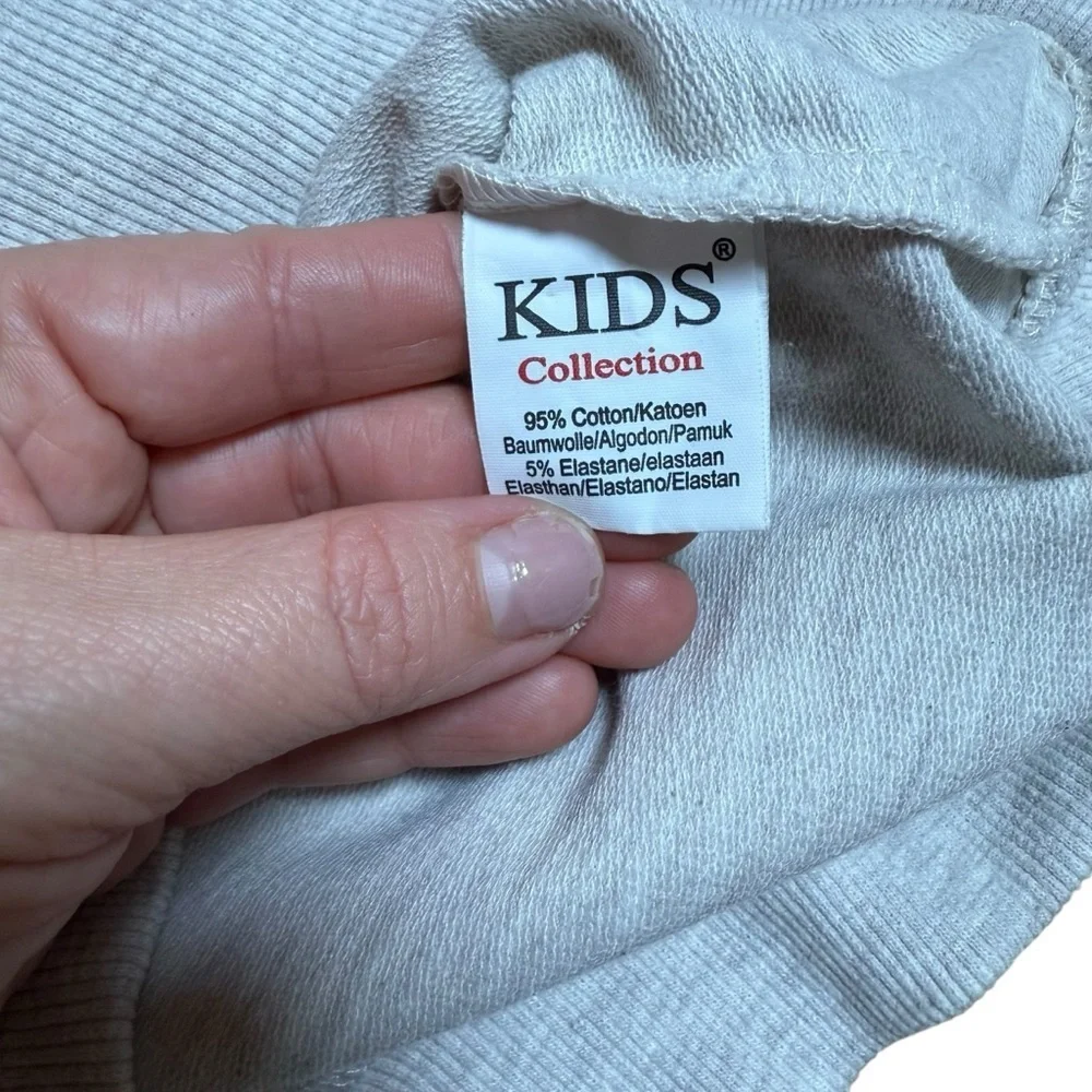 adidas Kids Gray & Navy Logo Long Sleeve Set – Size 11